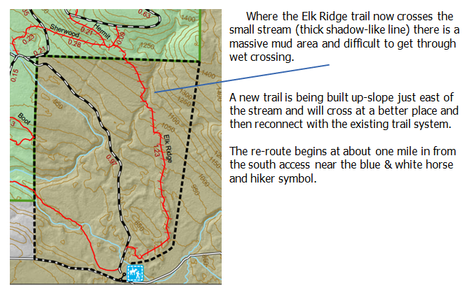 map of trail location