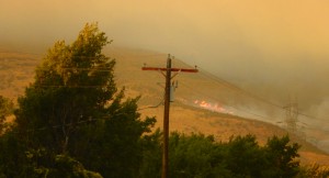 Fire On Naneum Canyon Hill