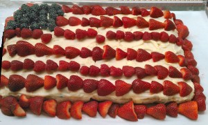 Patriotic Cake-Food Bank