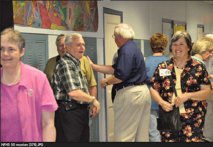 Nancy and others Saturday morning at NFHS